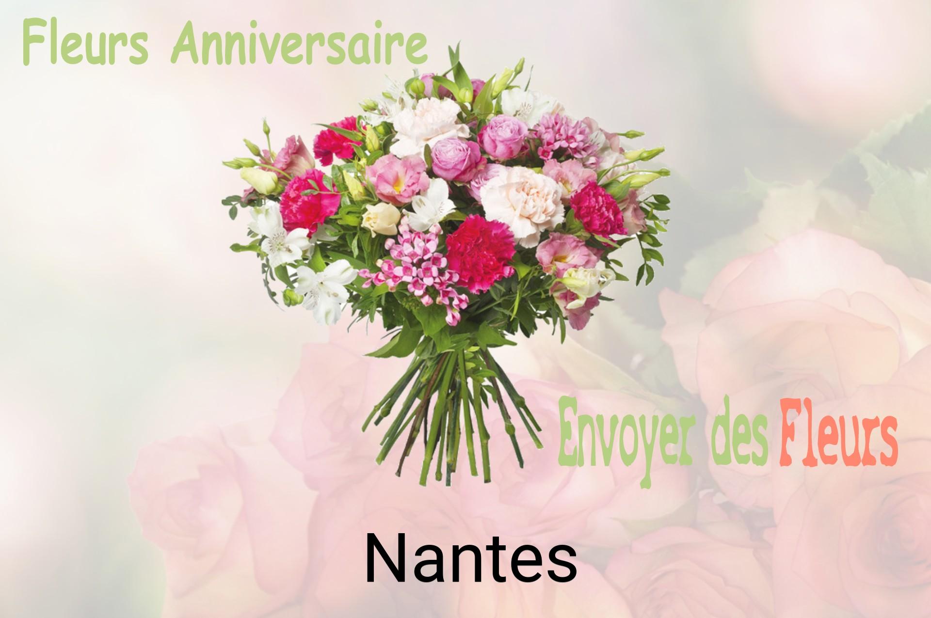 Bouquet de fleurs d’anniversaire livré à Nantes
